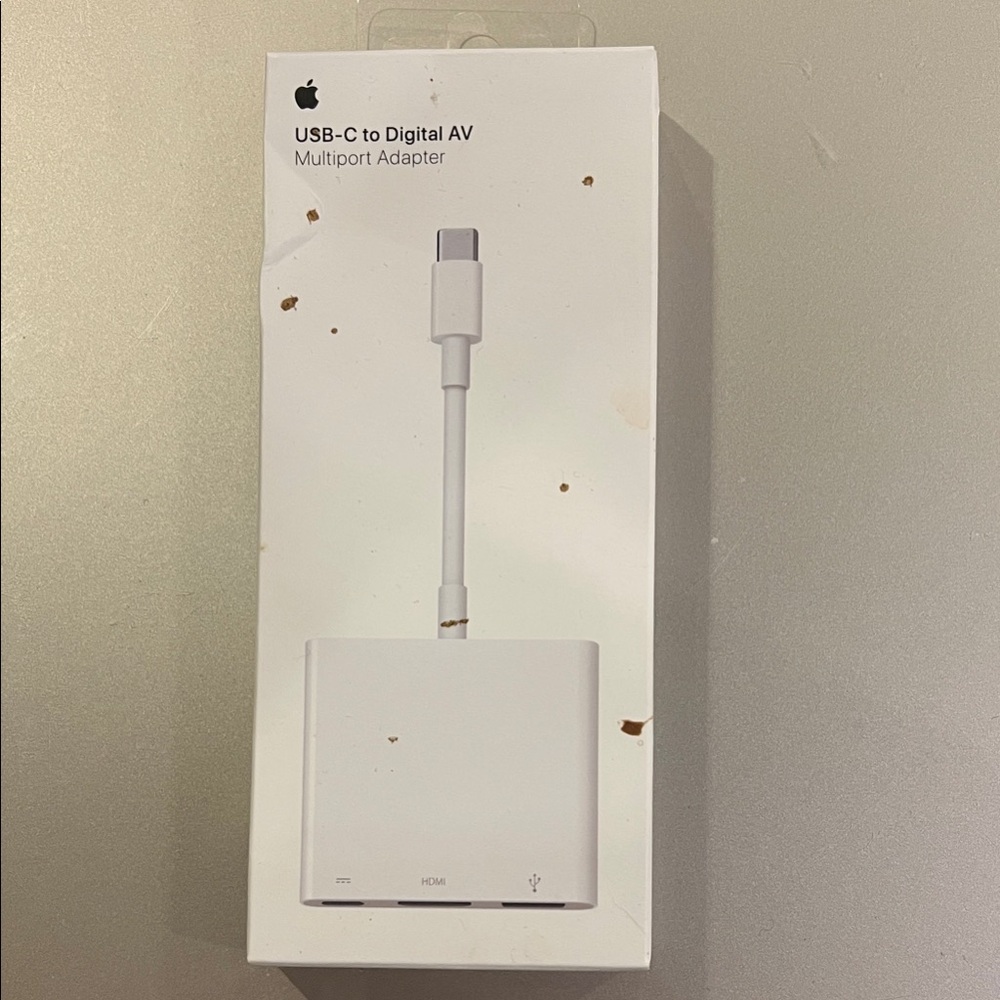 Apple Multiport Adapter with USB-C to Digital AV in White-BRAND NEW NEVER OPENED